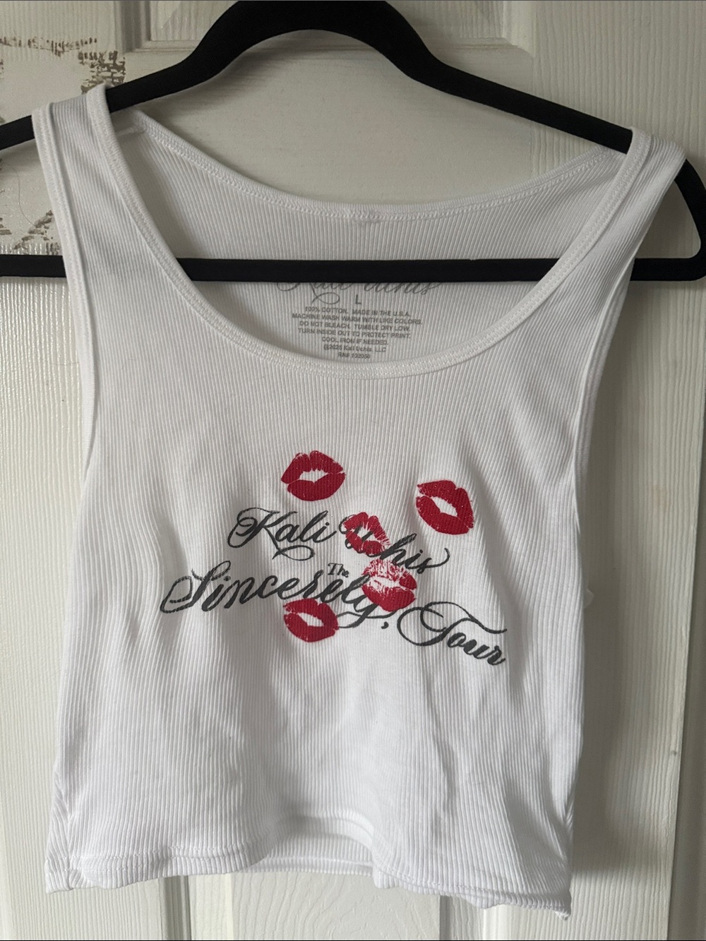 Kali Uchis Sincerely, Tour tank top